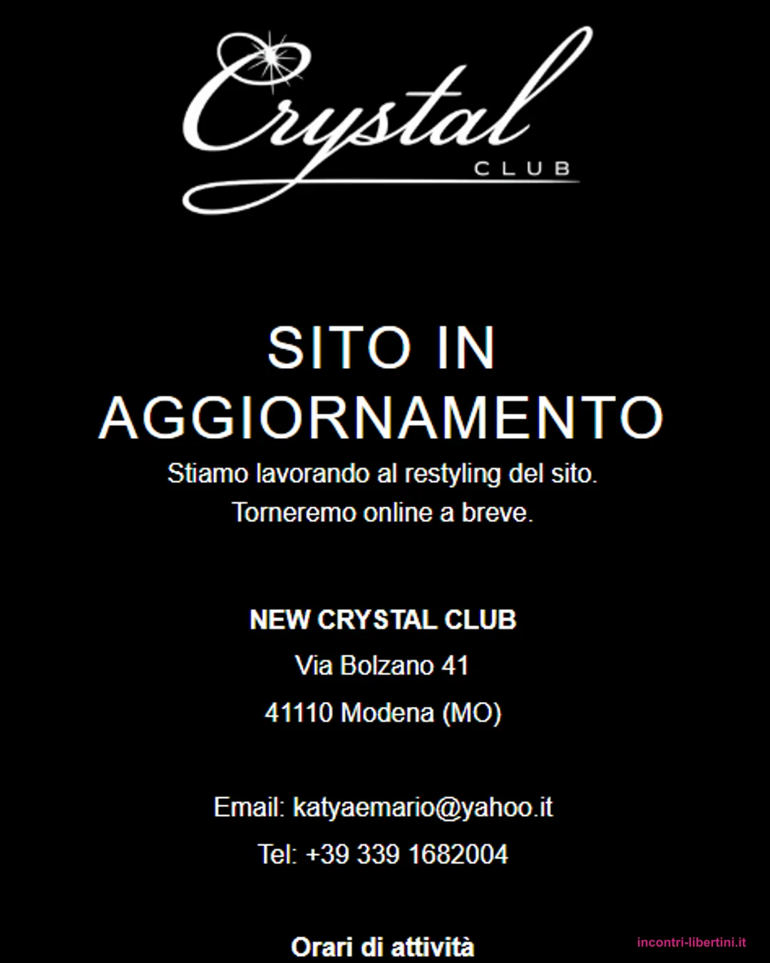 Crystal club modena